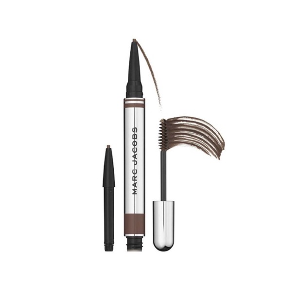 Marc Jacob’s Brow Wow Duo ‘Dark Brown’ Eyebrow Powder Pencil & Tinted Gel - Picture 2 of 7